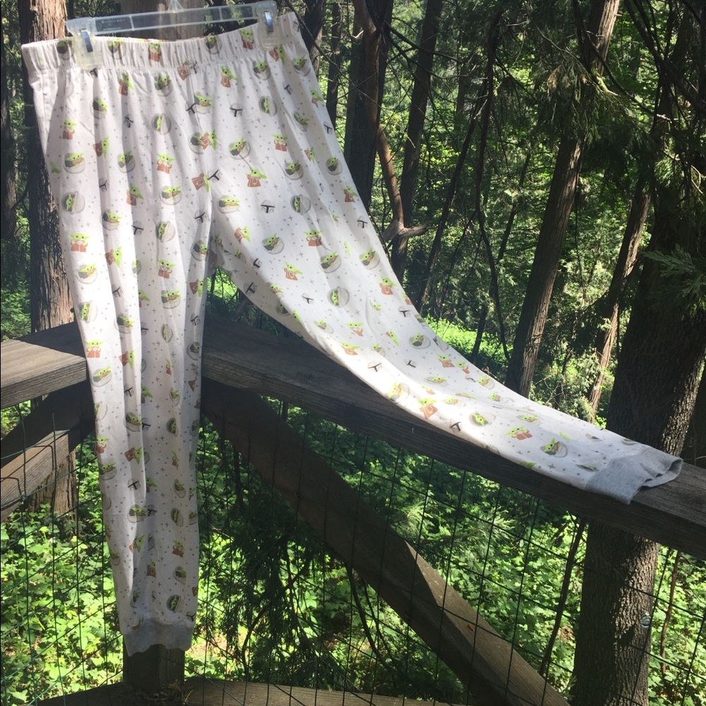 Star Wars Grogu cotton knit pajama bottoms